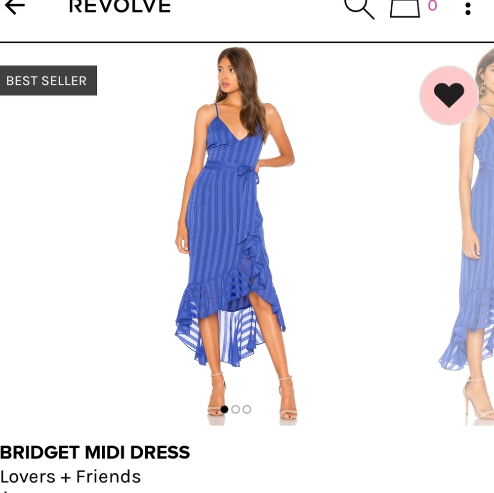 Lovers And Friends Cobalt Blue Dress size M